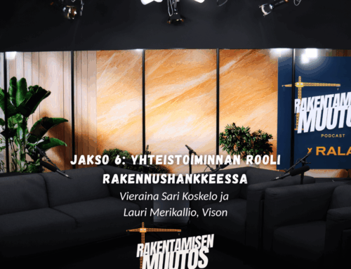 Saammeko muutettuja rakennusalan prosesseja muuten kuin yhdessä tekemällä?