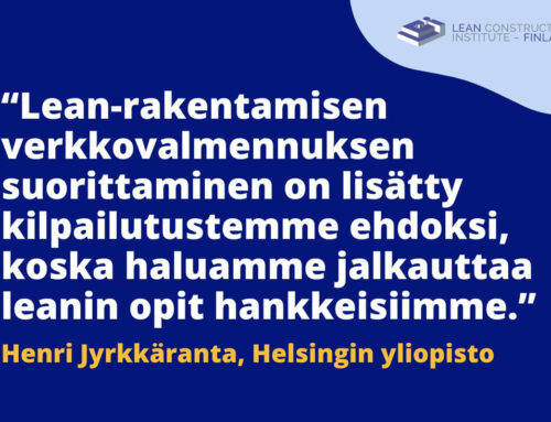 Helsingin yliopisto on ottanut Lean-verkkovalmennuksen työkalupakkiinsa