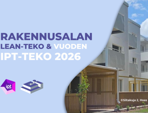 Ehdota vuoden rakennusalan lean-tekoa ja IPT-tekoa!
